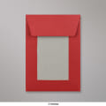162x114 mm (C6) Mørkerød board back kuvert