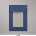 162x114 mm (C6) Tmavomodrá Obálka s Kartónovou Zadnou Stenou