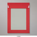 229x162 mm (C5) Mørkerød board back kuvert