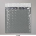 165x165 mm Dark Grey Gloss Metallic Bubble Bag