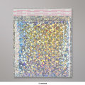 165x165 mm Silver Holographic Gloss Metallic Bubble Bag