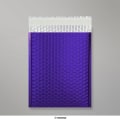 250x180 mm Mørkeblå Metallisk Mat Bobletaske