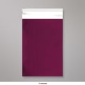 250x180 mm Saco da folha de matt - vinho