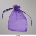 90x70 mm Deep Purple Organza Bag