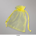 90x70 mm Lemon Yellow Organza Bag