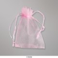 90x70 mm Pink Organza Bag