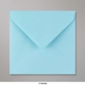 140x140 mm envelope azul claro