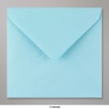 155x155 mm envelope azul claro