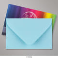 62x94 mm envelope azul claro