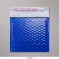 165x165 mm Blue Poly Gloss Bubble Bag