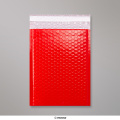 250x180 mm Red Poly Gloss Bubble Bag
