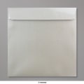 220x220 mm Zilverkleurige parelmoer-envelop