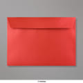 162x229 mm (C5) Kardinaalrode parelmoer-envelop