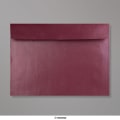 229x324 mm (C4) Aubergine parelmoer-envelop