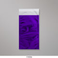 229x114 mm Purpurové lesklé metalické fóliové vrecko