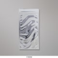 229x114 mm Strieborné lesklé metalické fóliové vrecko