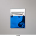 45x40 mm bolsa de papel de prata - azul