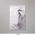 229x162 mm (C5) bolsa de papel de prata - prateado