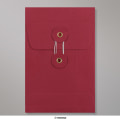 162x114x25 mm (C6) String & Washer Red Gusset Envelope