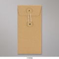 220x110x25 mm (DL) String & Washer Manilla Gusset Envelope