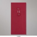 220x110x25 mm (DL) String & Washer Red Gusset Envelope
