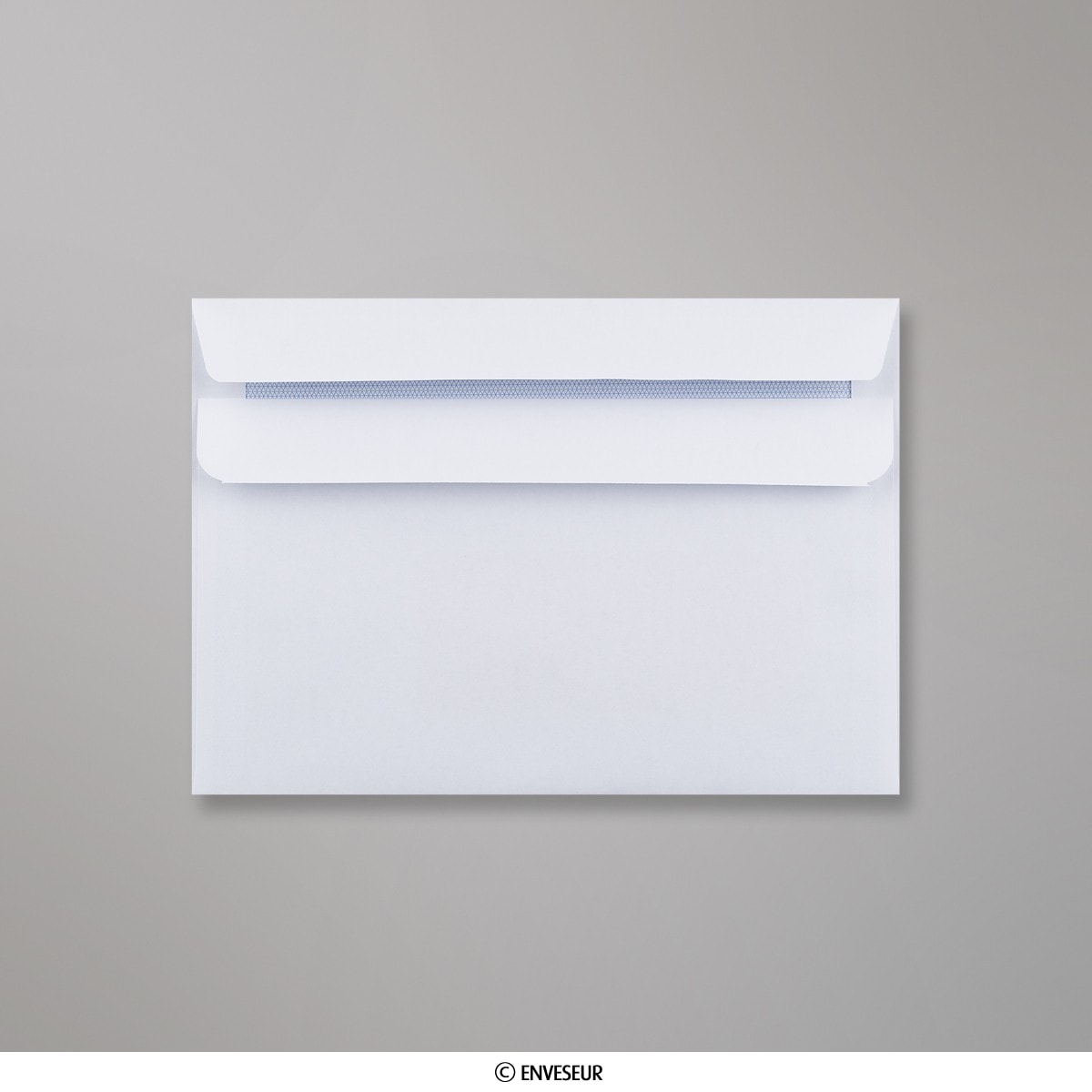 DULA - Enveloppes C6 format A6 blanc - 114 x 162 mm - 100 pièces -  Autocollant avec