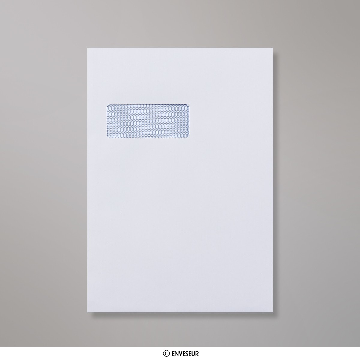 Envelope branco para impressão láser com janela 324x229 mm (C4) 633PS