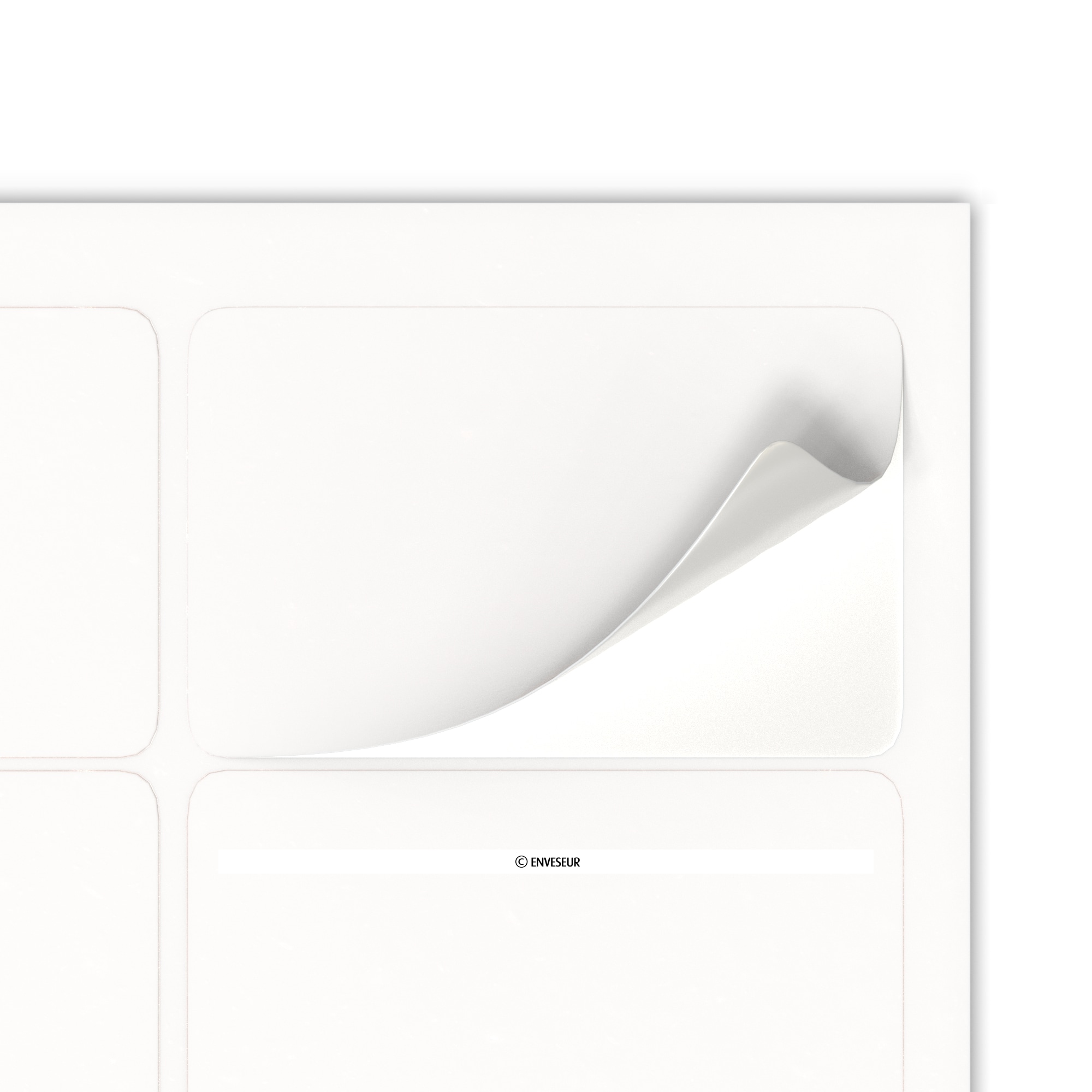 Etichette Adesive Gialle 76x25 Mm - 160 Pezzi In Vinile Impermeabile Per Ufficio, Casa - Foto 2