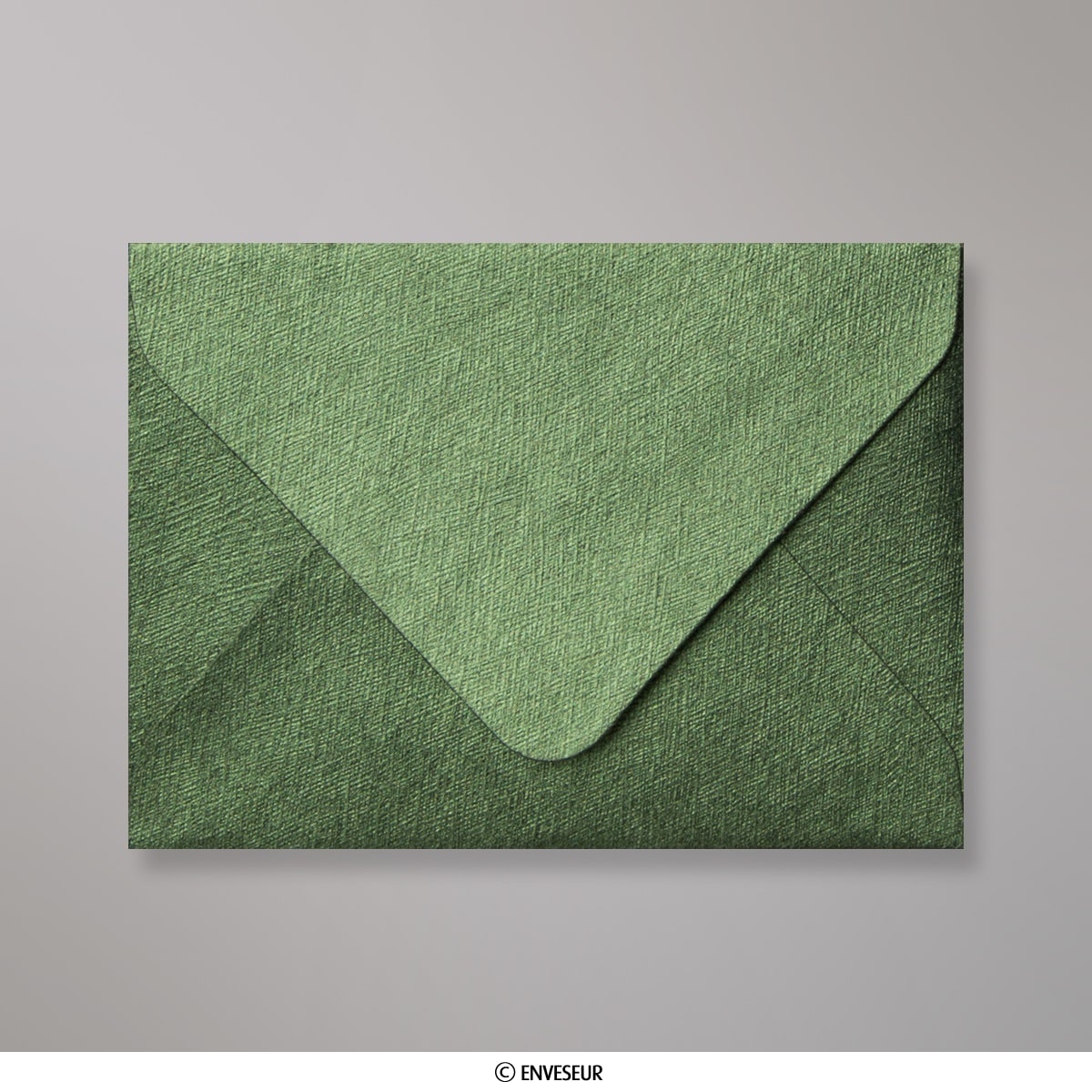 Enveloppe 155x155 mm kraft olive