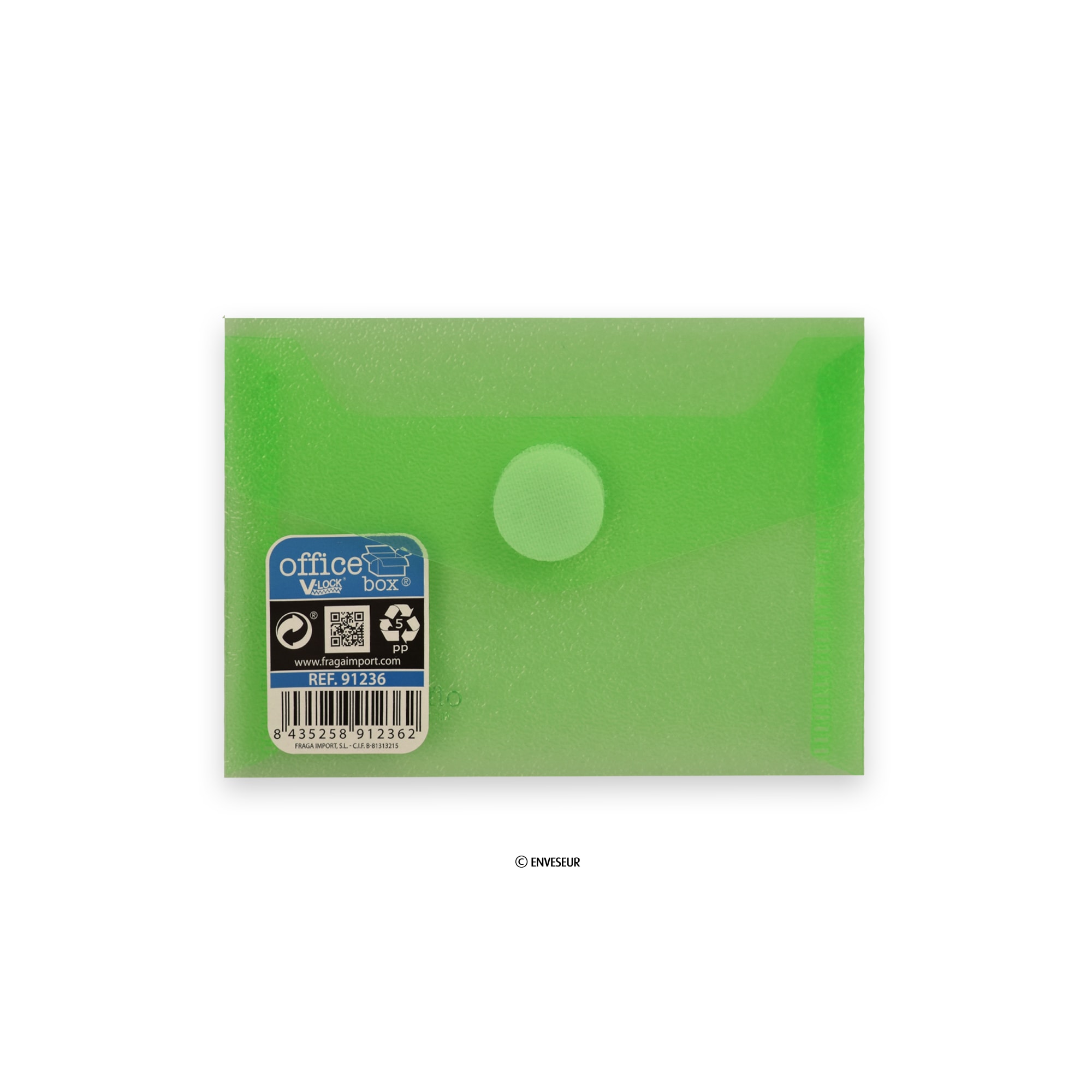 362 Buste A4 con bottone in plastica Trasparente - Pull King Mec - PPL -  21x29,7 cm (conf.5) 3.82 - Archiviazione - LoveOffice®