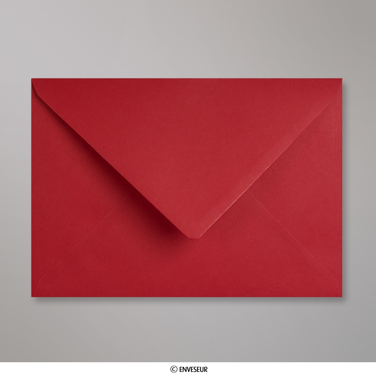 Enveloppe rectangle A5 162x229 mm velin rouge groseille Pollen de