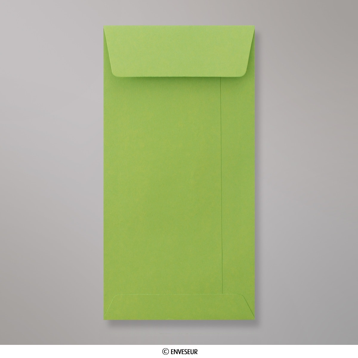 Enveloppe format poche verte 220x110 mm (DL)