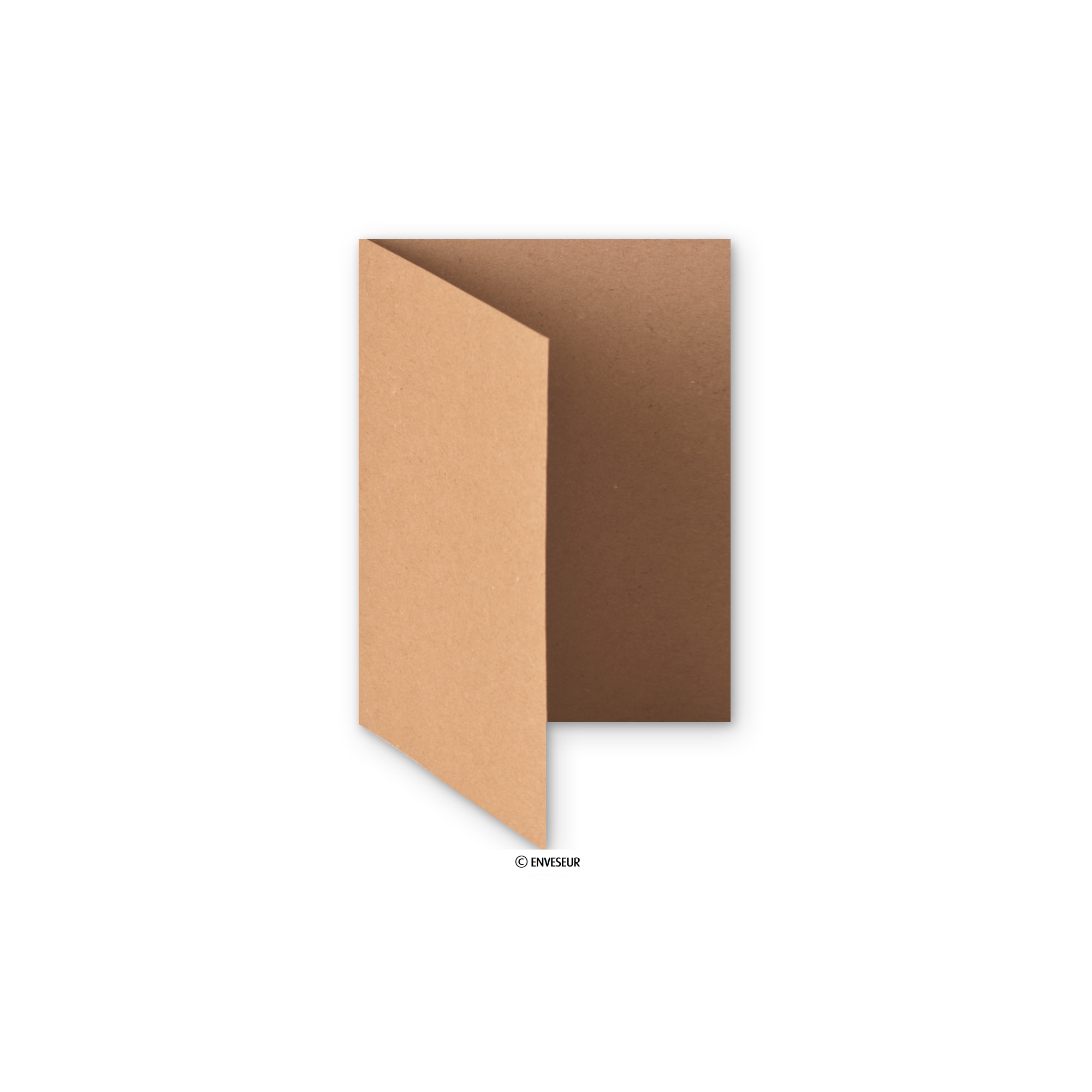 Carte en papier recyclé Kraft 280 g/m² (A6) IESFCBA6IKR Enveloppes