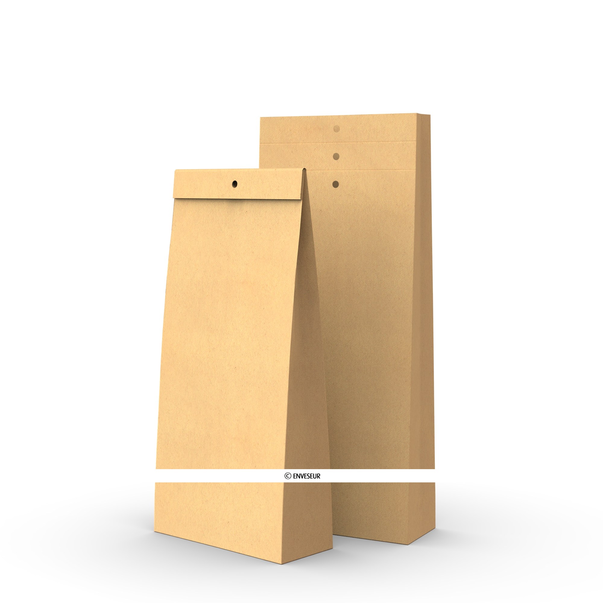 Kraft sample bags with holes suomikirjekuoret.fi