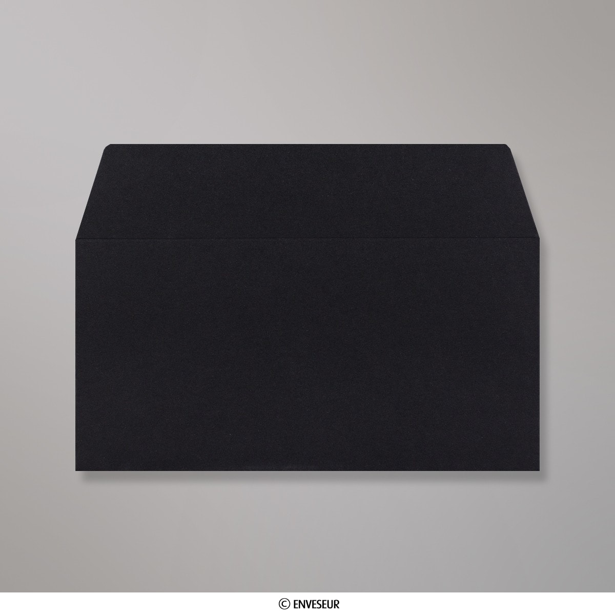 Sort konvolut 110x220 mm (DL) | PLW110220B | Danmarks kuverter