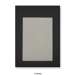 Envelopes Preto com Cartina ao Dorso