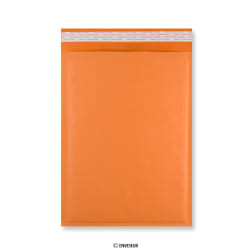 Bolsa kraft laranja com bolhas