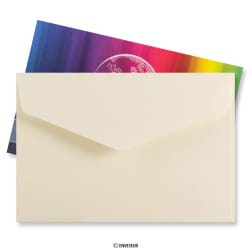 62 x 94 mm Krémové miniatúrne obálky