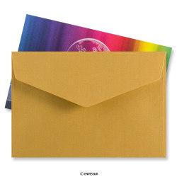 62 x 94 mm Zlaté miniatúrne obálky