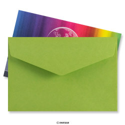 62 x 94 mm Zelené miniatúrne obálky