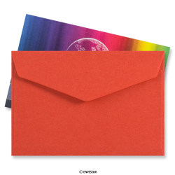 62 x 94 mm Červené miniatúrne obálky