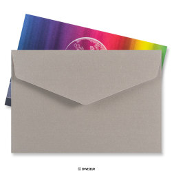 62 x 94 mm Strieborné miniatúrne obálky