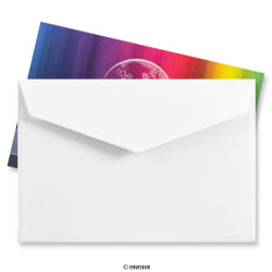 62 x 94 mm Biele miniatúrne obálky