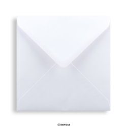 165 x 165 mm Envelopes brancos