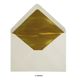 Forrado com folha de prata cor oro