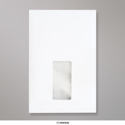 229x162x25 mm (C5) Nesga saco com janela branco