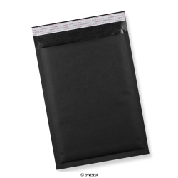 Bolsas com bolhas em papel kraft preto