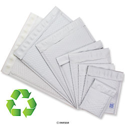 Bolsa com bolhas poly reciclável