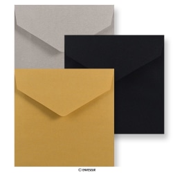 Square V-flap Peel & Seal Envelopes