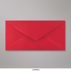110x220 mm (DL) Šarlátovo-červená Obálka